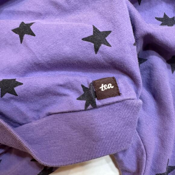 Tea Collection Purple star outfit sz 12-18 m Two piece outfit matching set - Picture 4 of 8